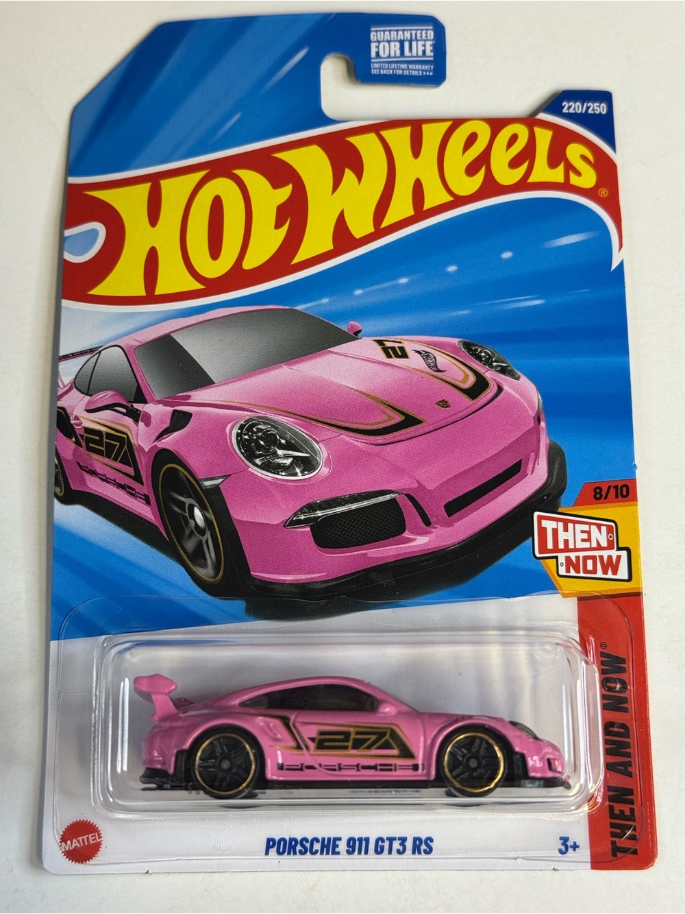 Hot Wheels PINK PORSCHE 911 GT3 RS